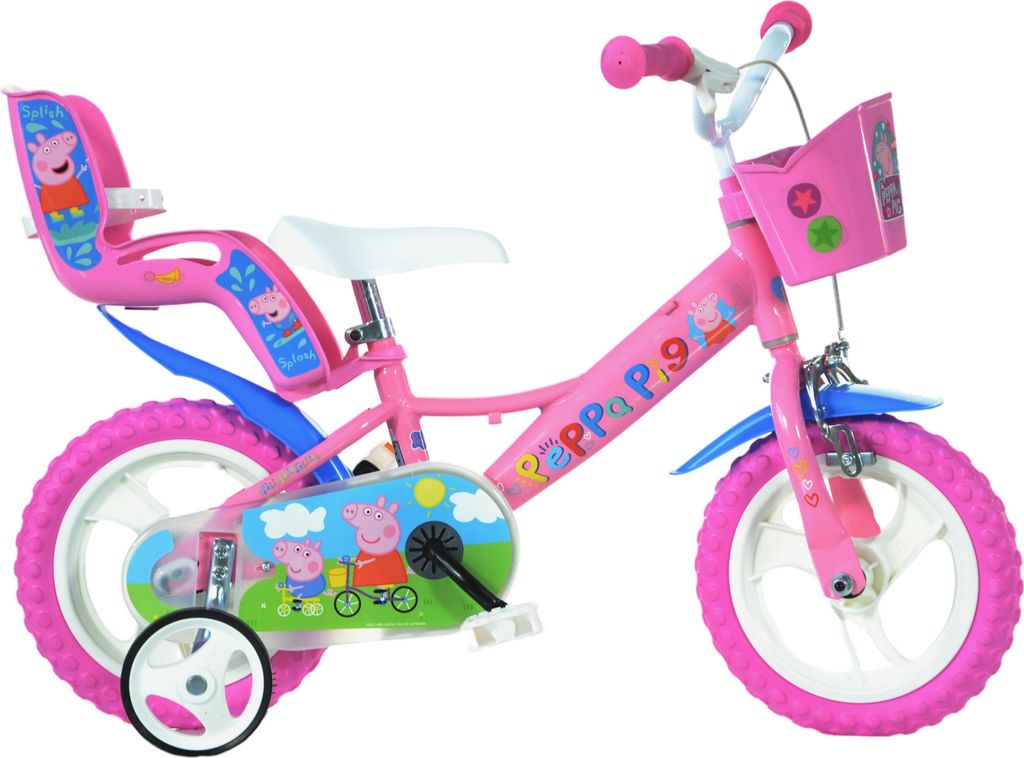 Dino Bikes - Detský bicykel 12" 124RLPGS Pepa Pig Obrázok produktu 