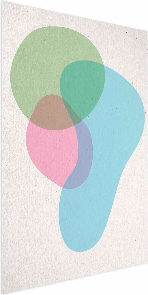 Posterpapier Poster - Colorful Spots 29.7x42 cm Abstrakt a-A-0385-ao-a