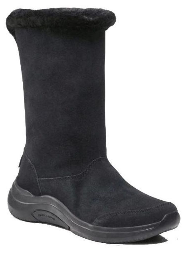 Skechers On The Go Midtown Damen Stiefel Wildleder Schwarz 37,5 EU
