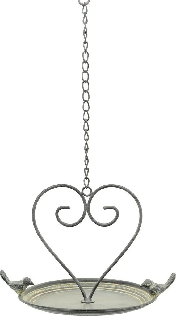 Exner Mangeoire oiseaux cœur métal 53 cm suspendre jardin terrasse