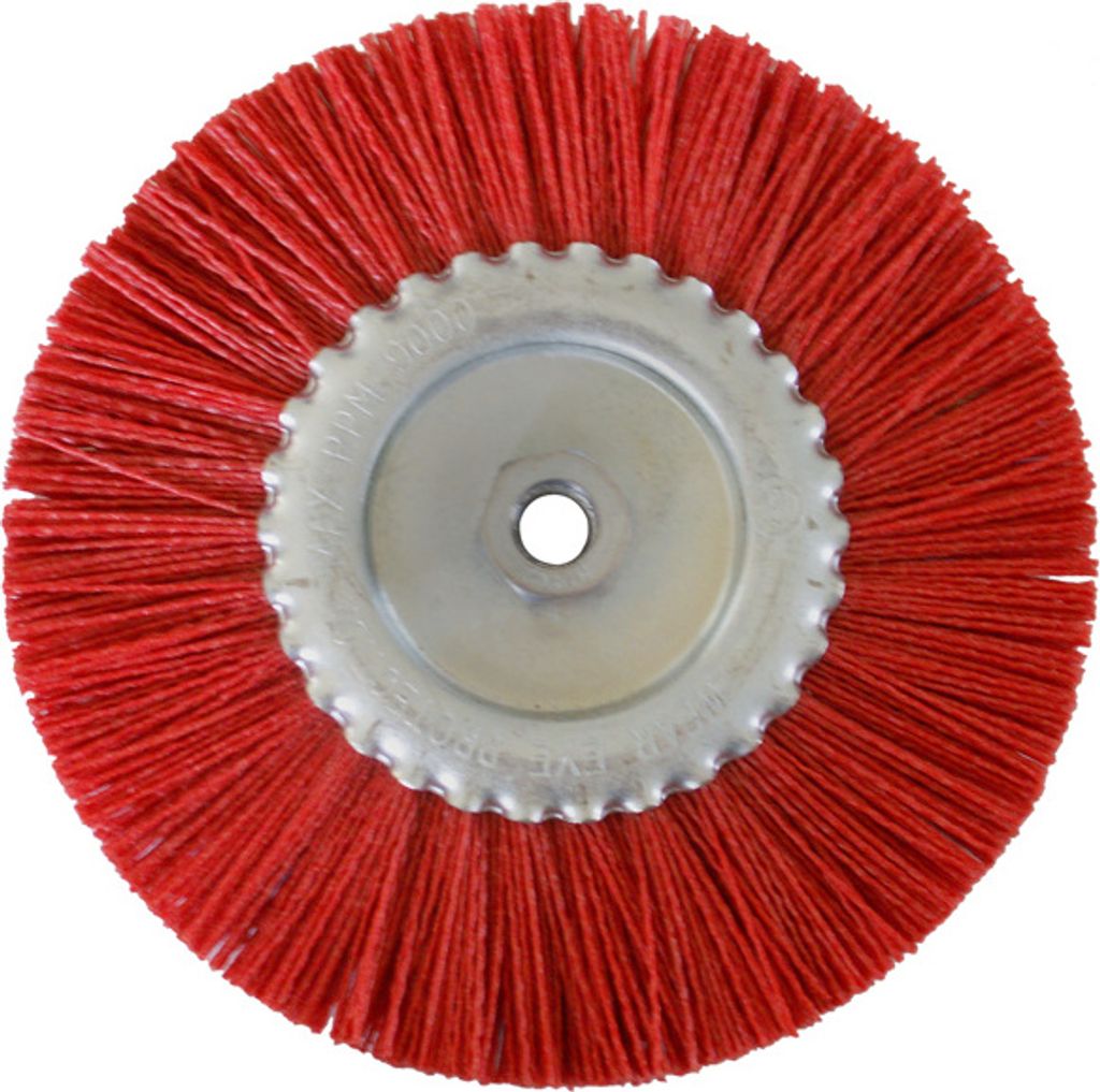Ø 180 mm spazzola a disco in nylon con filetto M14