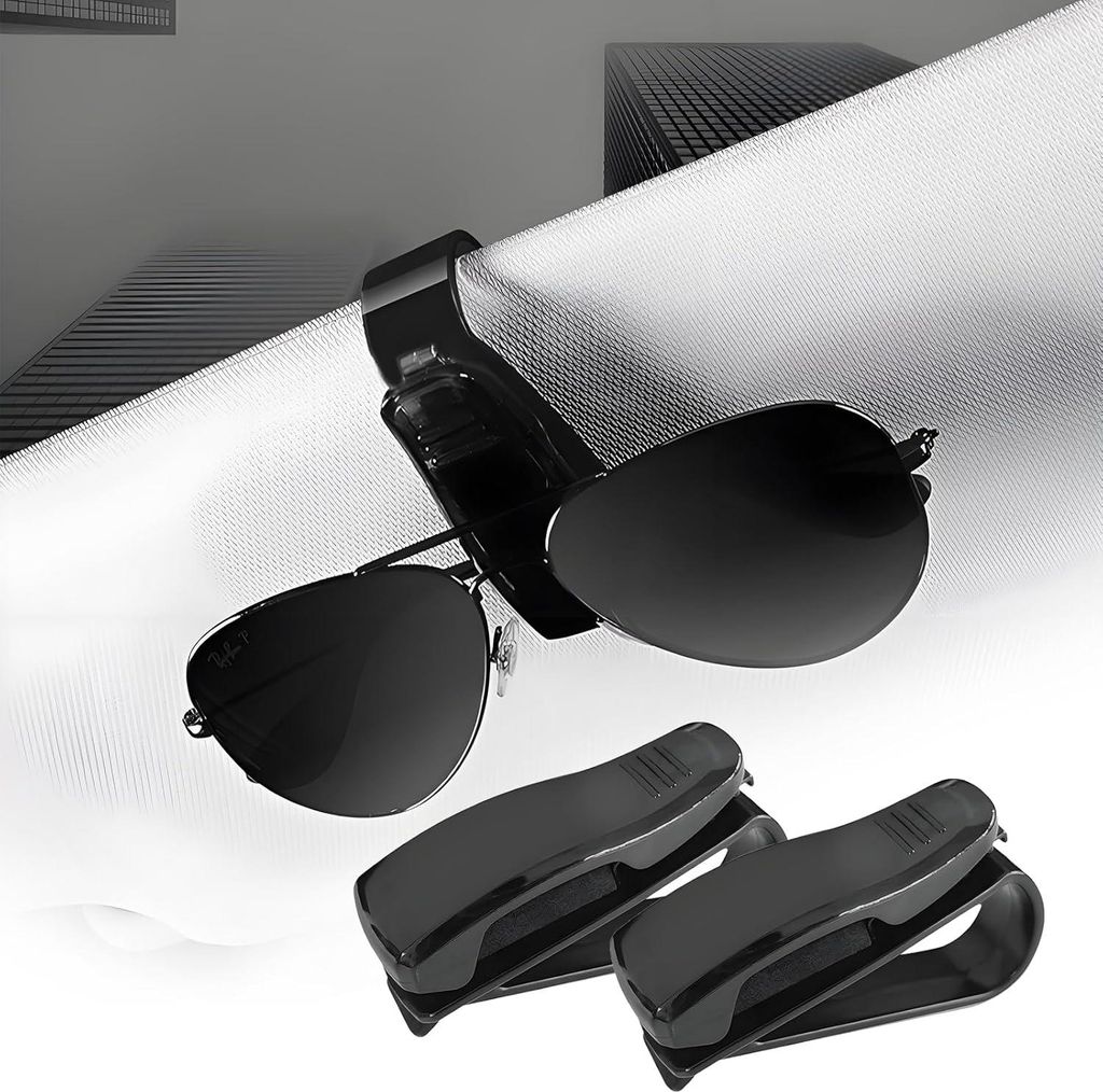 Mini Sonnenbrillenhalter für Auto - Multifunktionale Clip für Alle Fahrzeuge