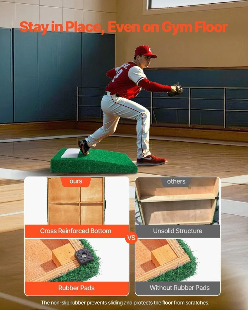 Plateforme de lancer portable 31'' équipement baseball et softball