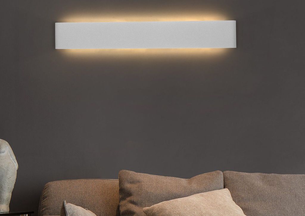 ZMH  LED Wandleuchte Innen Wandlampen Modern Up Down Nachtlampe Flurlampe Warmweiß 3000K Wandbeleuchtung aus Metall für Wohnzimmer Schlafzimmer