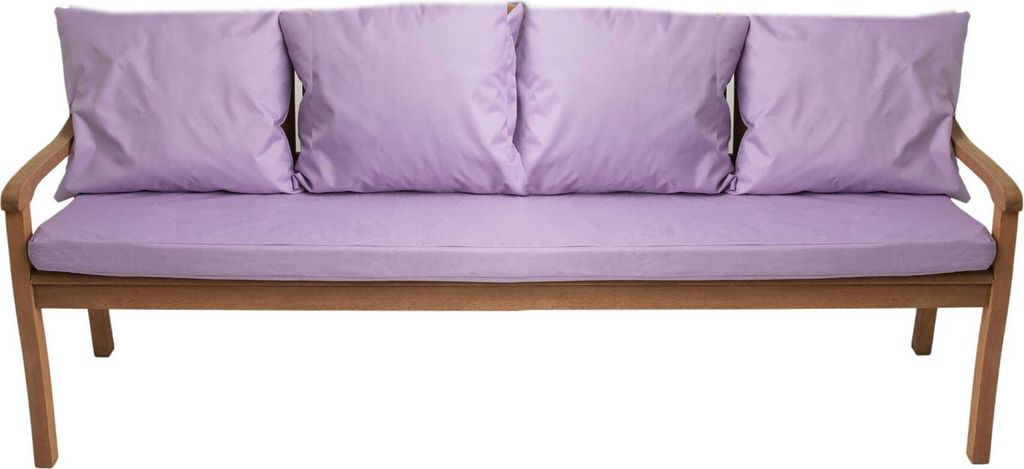 Cuscini per panchina da giardino Viola| Seduta 170x50x7 + Immagine del prodotto 