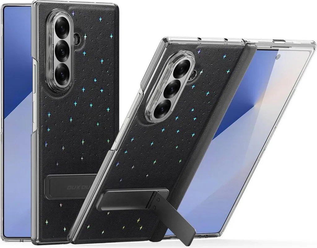 Cover Galaxy Z Fold7 Dux Ducis Stex | Stile Laser Nero Shimmer