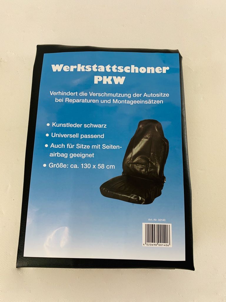 Werkstattschoner PKW Kunstleder schwarz Produktbild 5