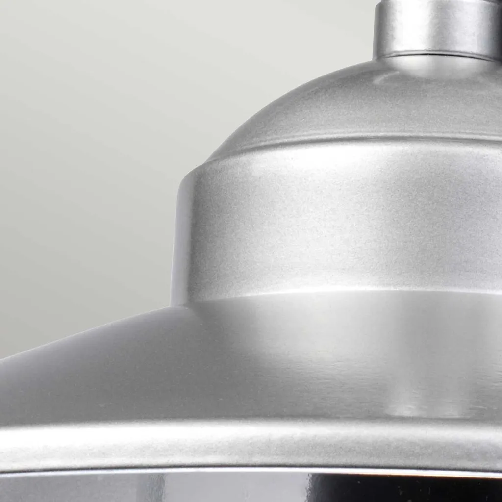 Lanterne Murale Extérieure Design Argent Klampenborg IP44 Elstead E27 - 3