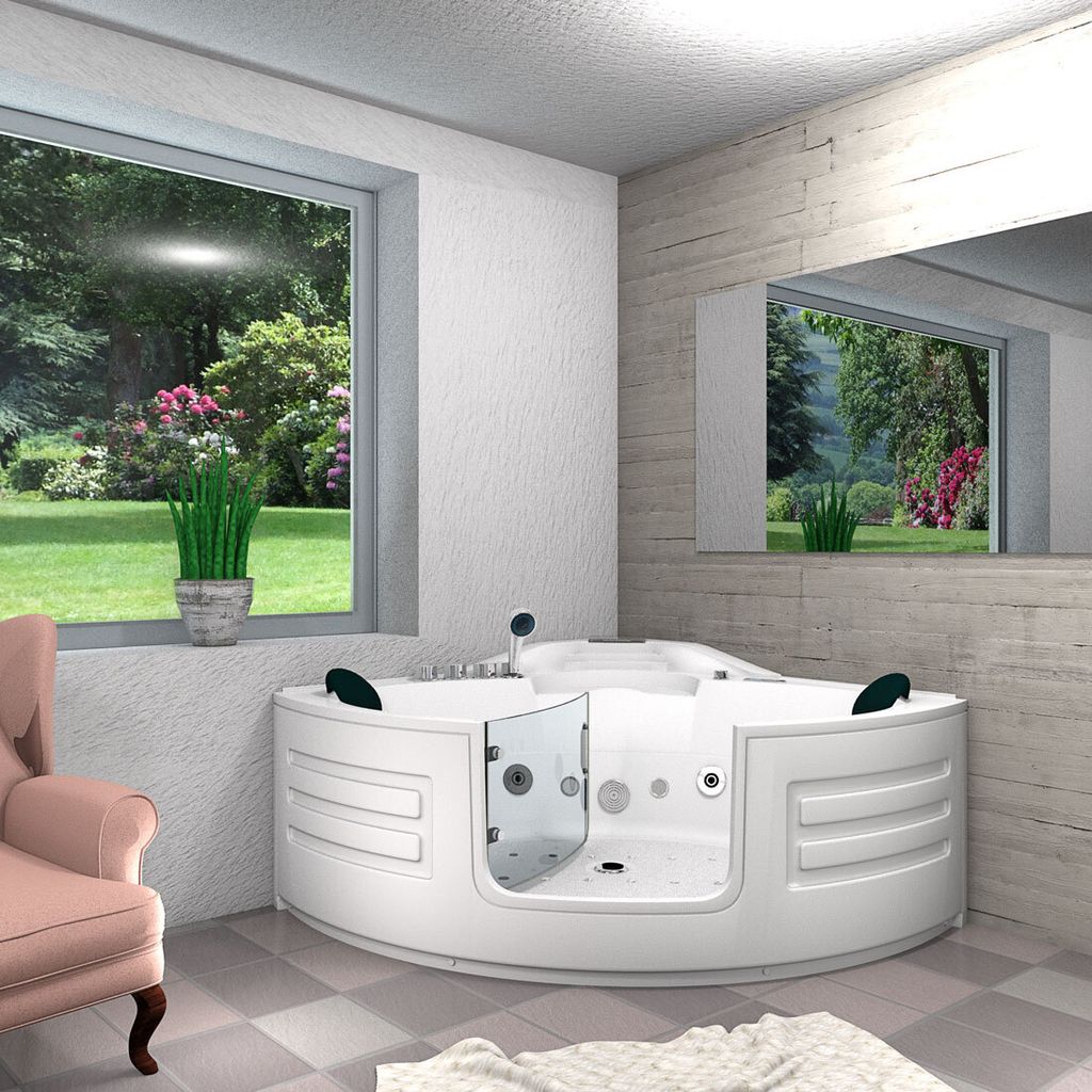 Whirlpool Pool Badewanne Eckwanne Wanne W70 150x150cm mit Produktbild 