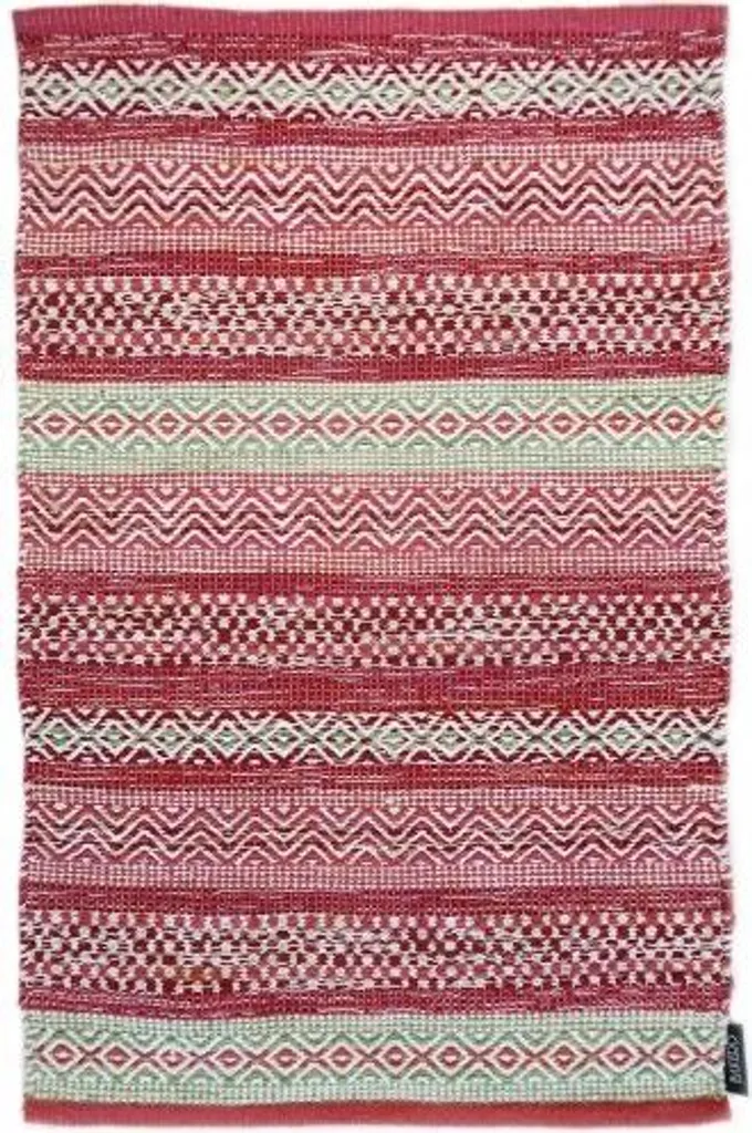 Tapis Kelim Rouge Safran 101 - Finition Tissage Plat 120x170 cm