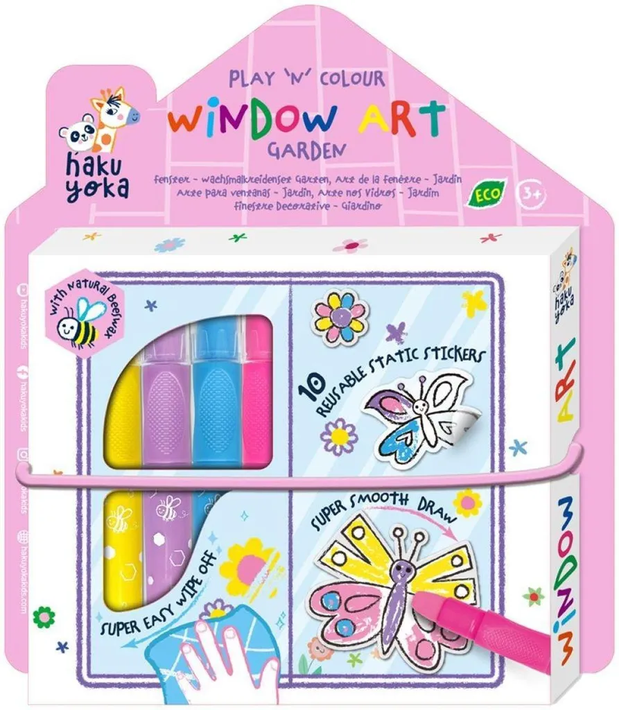 Sticker vitre sans trace Haku Yoka - Jeu créatif décoration fenêtre - 3