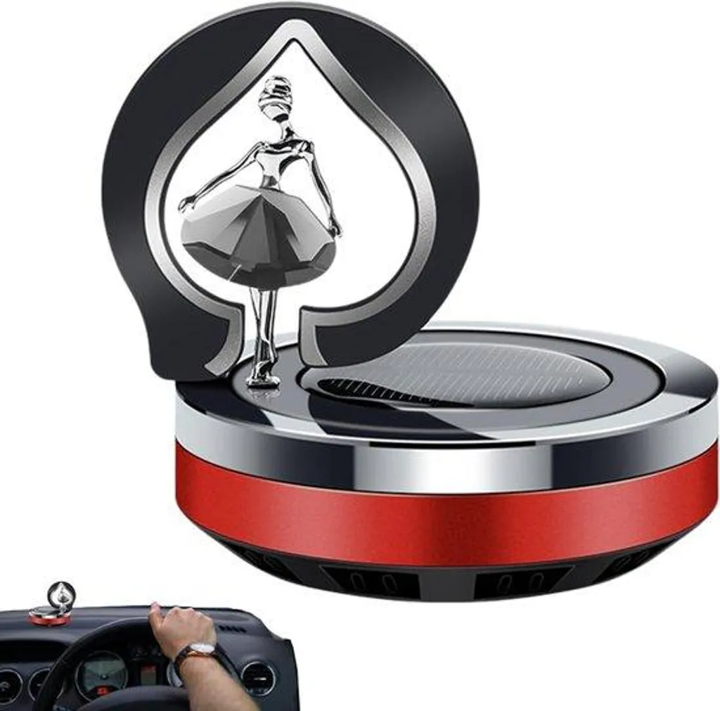 Désodorisant rotatif pour l'habitacle de voiture - Parfum longue durée