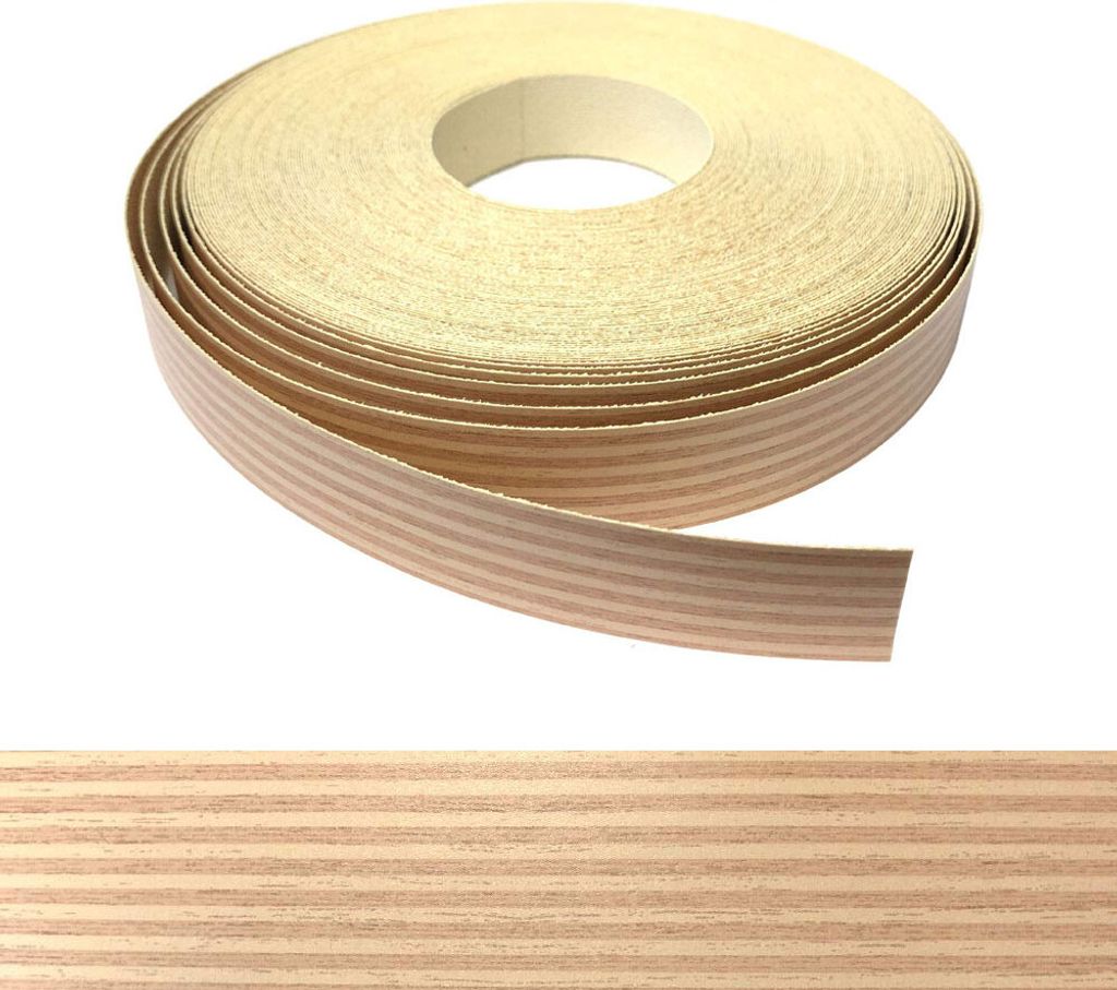 Kantenumleimer Melamin 22mm x 30m mit Schmelzkleber in Multiplex Bicolor Dekor