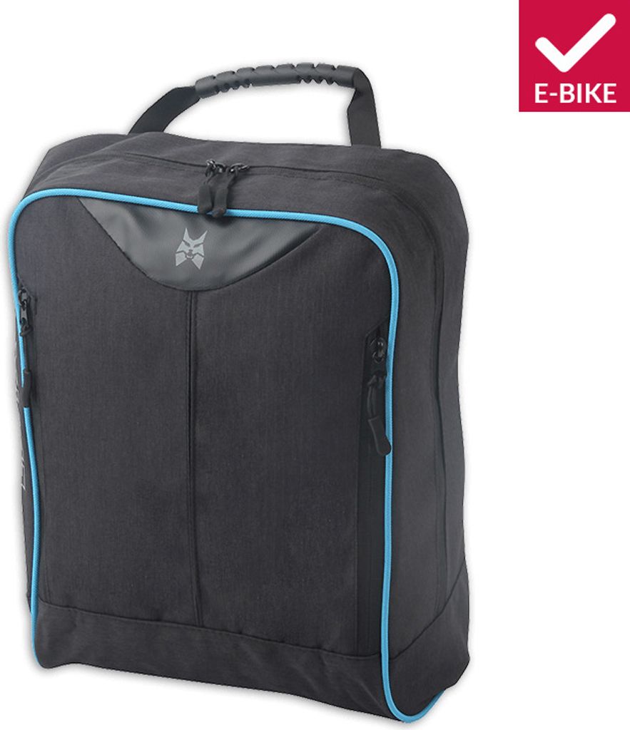 E-Bike Tasche Gepäckträgertasche Schwarze Fahrradtasche Produktbild 