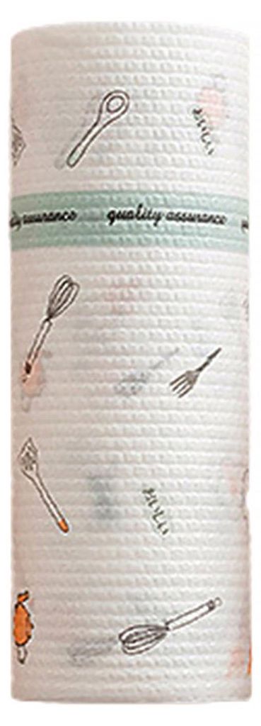 Küchenpapier, 50/100/200 Stück/Rolle, super saugfähig für Wasser und Öl, nass und trocken, lebensmittelecht, abreißbar, wiederverwendbar, was...