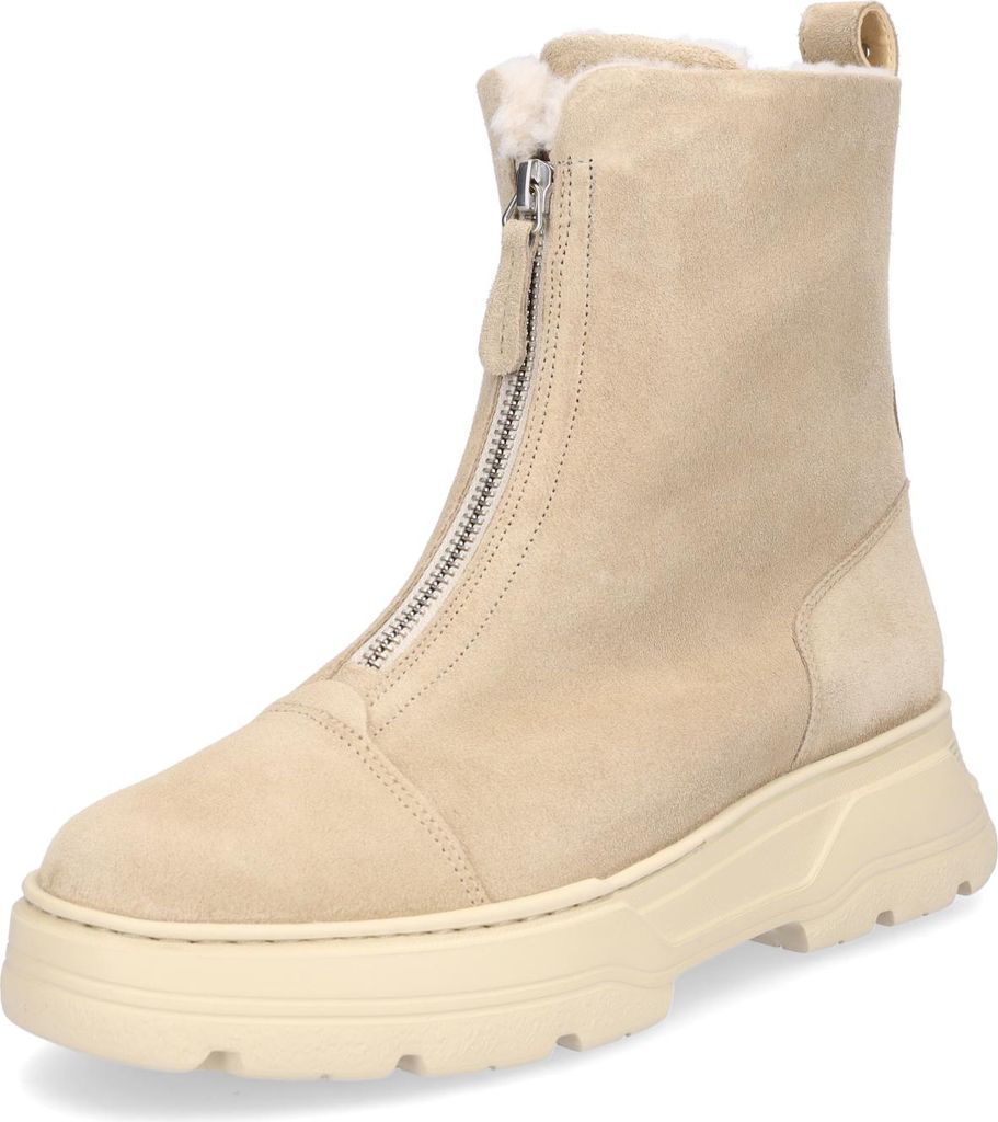 Paul Green Suede grain Stiefelette Beige in Gr. 43