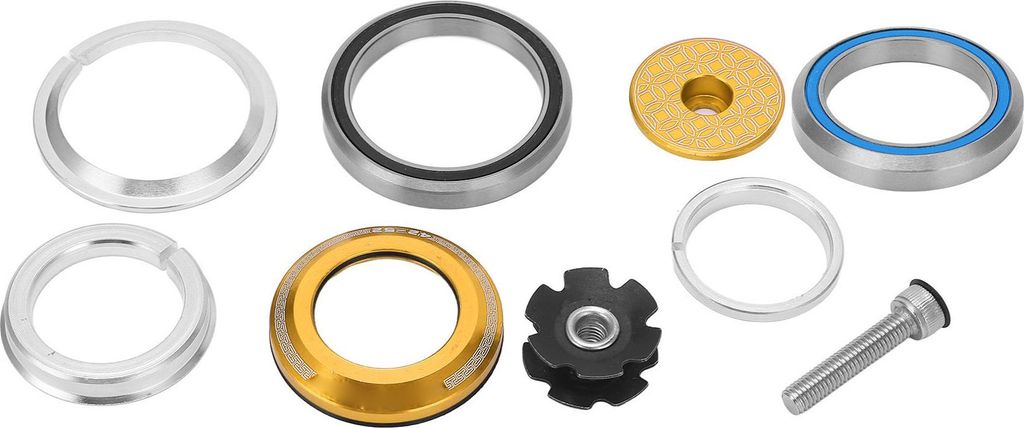 Viaron 42x52mm Rennrad Vorderradgabel Vorbau Headset Wasserdichte Lagerschale GroupGold