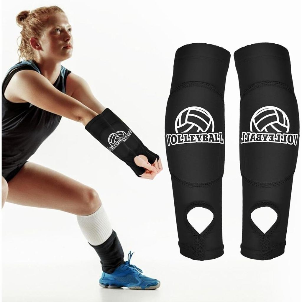 Armschoner Volleyball Armsleeves - Unterarmschutz Zubehör, Arm Sleeves Volleyball Kinder Schützende Schwammpolsterung 1-Paar