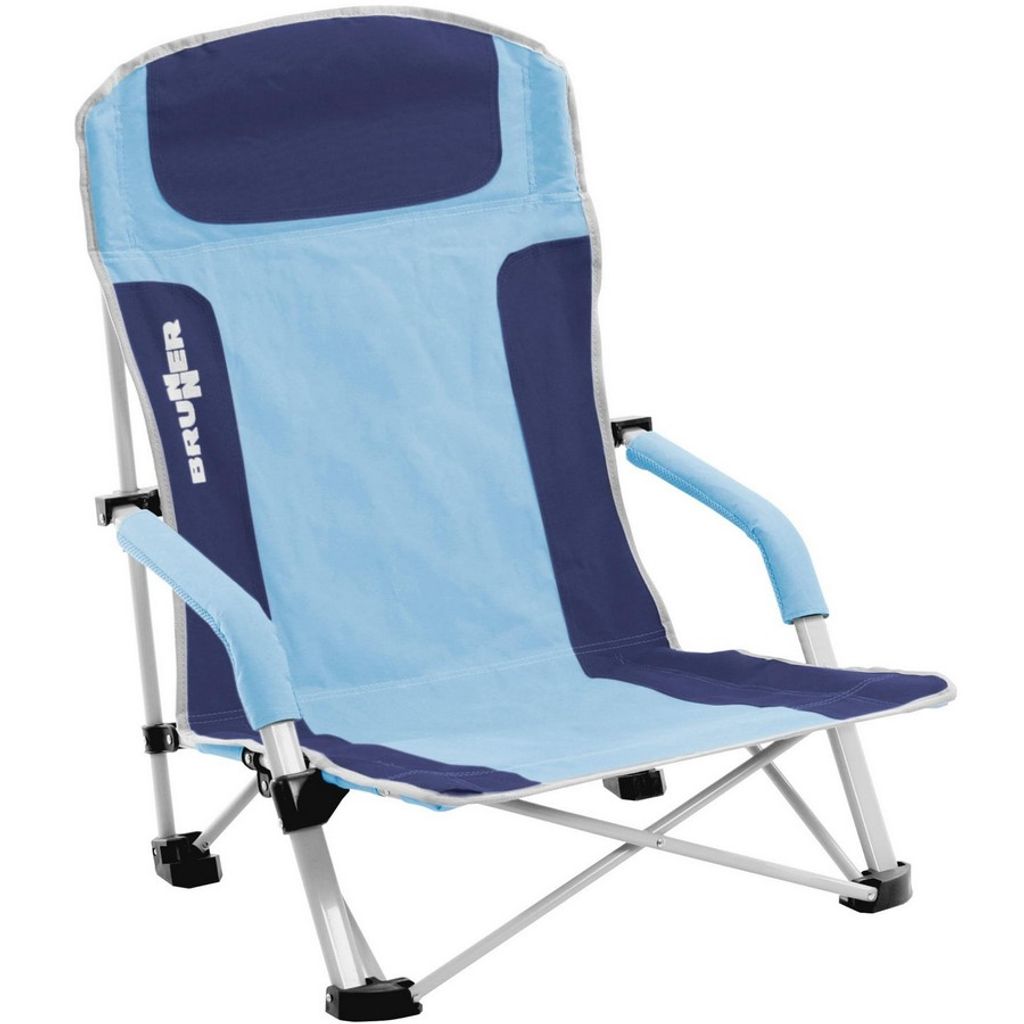 Brunner Strandstuhl Campingstuhl faltbar hellblau Produktbild 