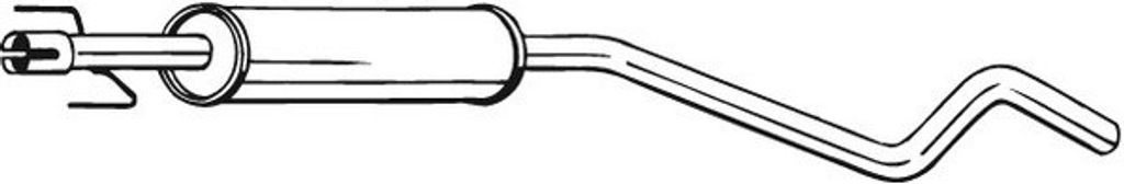 Bosal Mittelschalldämpfer 284-747