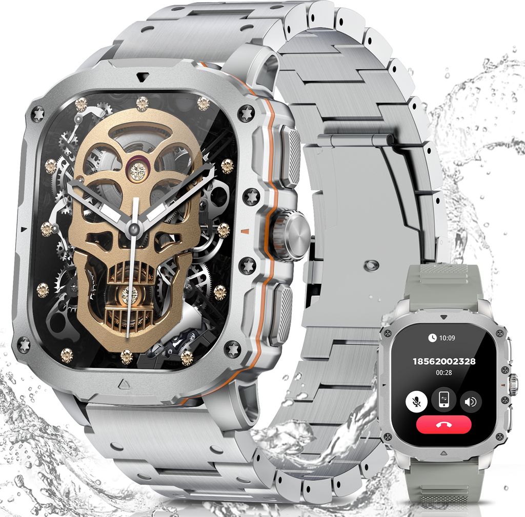 Smartwatch Test Handy Uhr Herren Smartwatch,Fitness Armbanduhr Mit