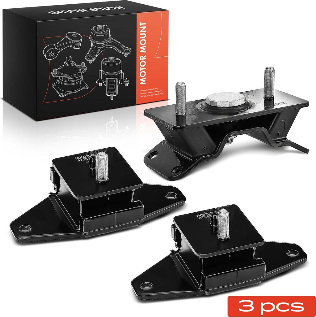 Frankberg 2x Motorlager+1x Getriebelagerlager Vorne und Hinten für Toyota Land Cruiser 100 J1 Lexus 4.7L 1998-2007