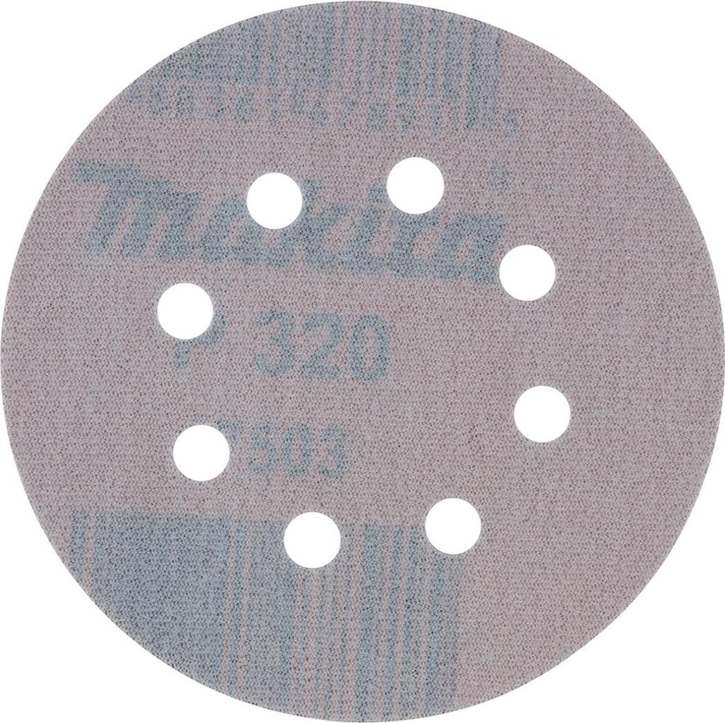 Makita Schleifpapier, 10 Stk., Ø 125 mm, Körnung 320, Produktbild 