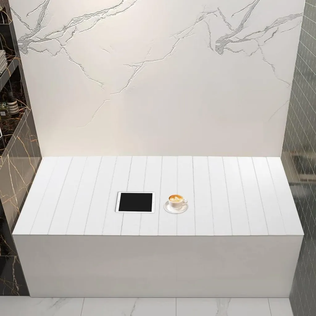 Couverture de baignoire pliable étanche blanche - Modèle Premium 170cm - 3