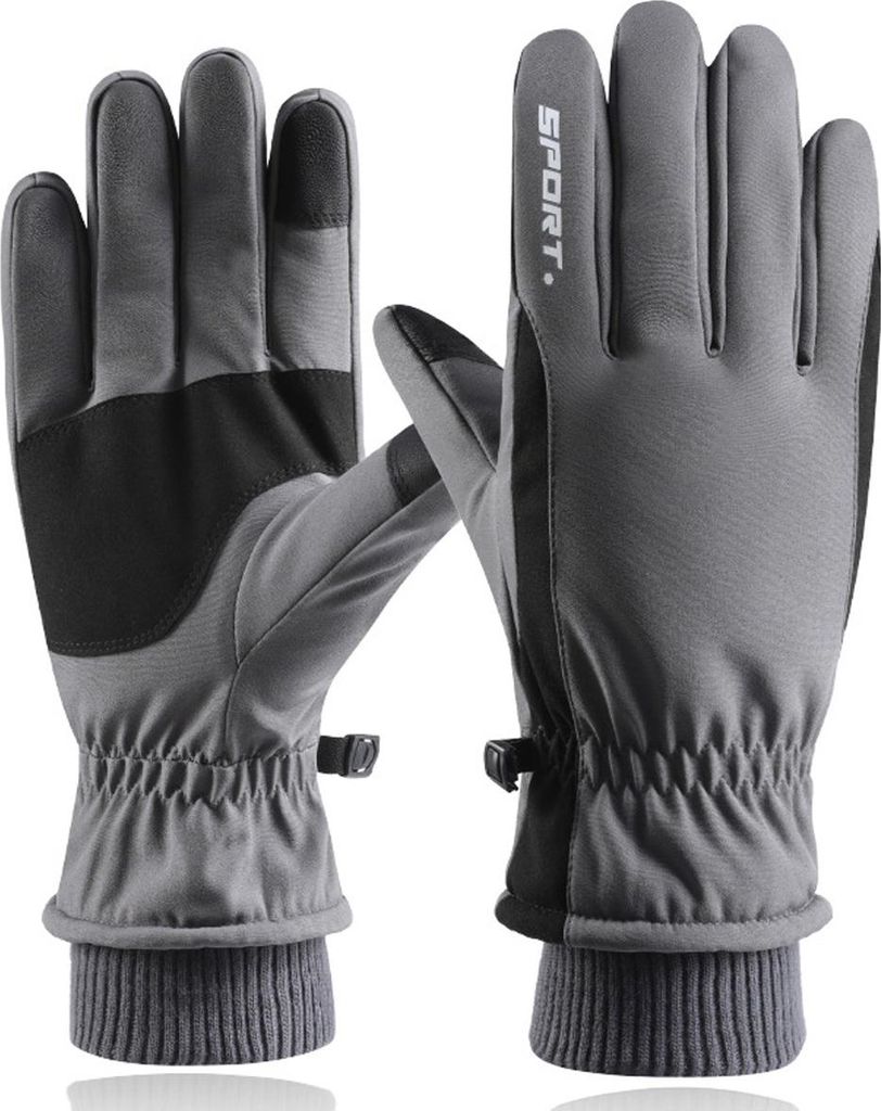 Winterhandschuhe, winddicht, Thermo-Touchscreen-Handschuhe für Ski, Wandern, Laufen, Herren und Damen