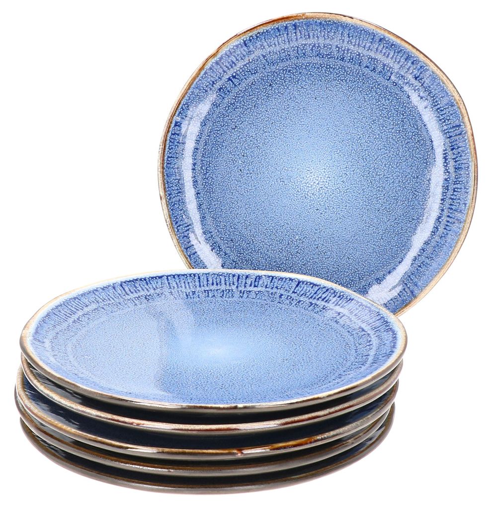 Mambocat Reactive Blue 6er Set Kuchenteller 22cm 6 Pers. Produktbild 