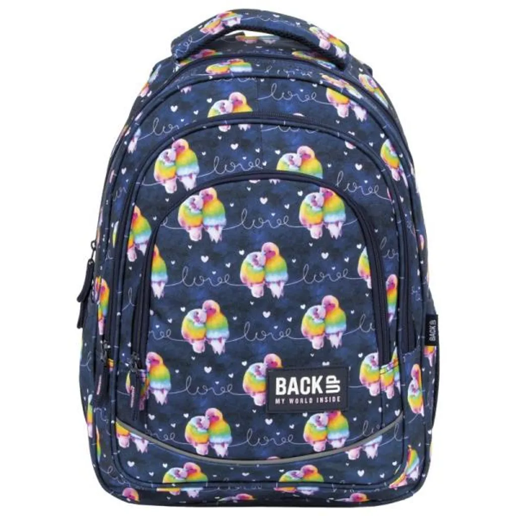 Cartable scolaire BACKUP 5 Papugi modèle X 04 ergonomique et léger