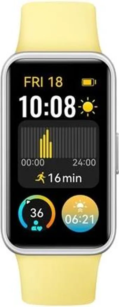 Huawei Band 9 Lemon Yellow 55020BYD - Bracelet Connecté Jaune Sport