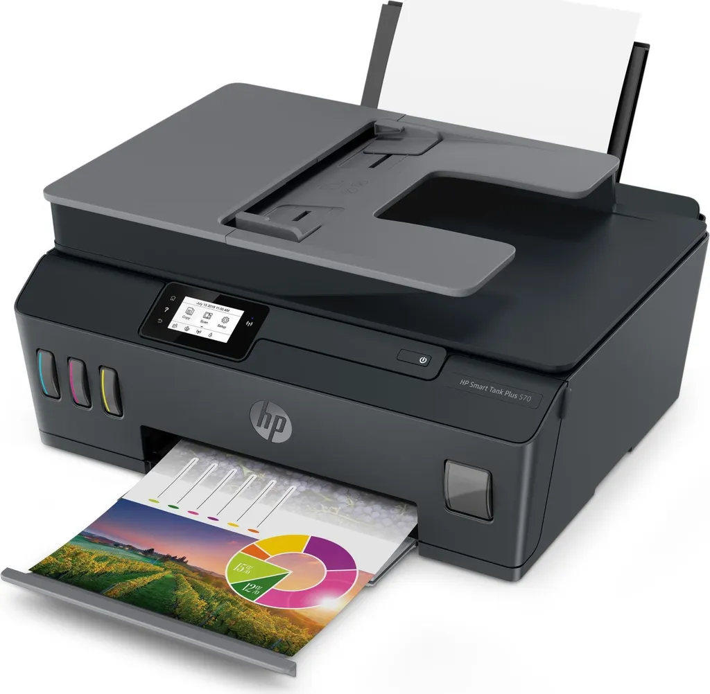 Imprimante multifonction jet d'encre HP Smart Tank Plus 570 A4