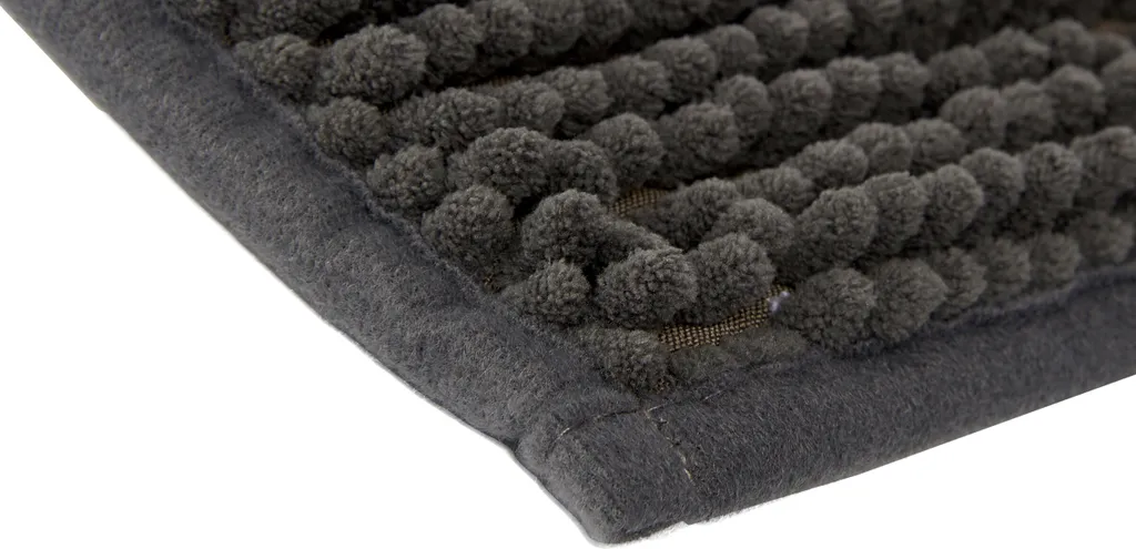 Tapis de douche antidérapant gris CLASSIC COMFORT pour petite surface