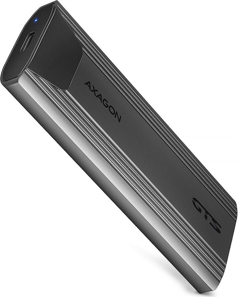 AXAGON EEM2-GTS2 M.2-Gehäuse, NVMe & SATA, USB-C 3.1, 10 Gbit/s