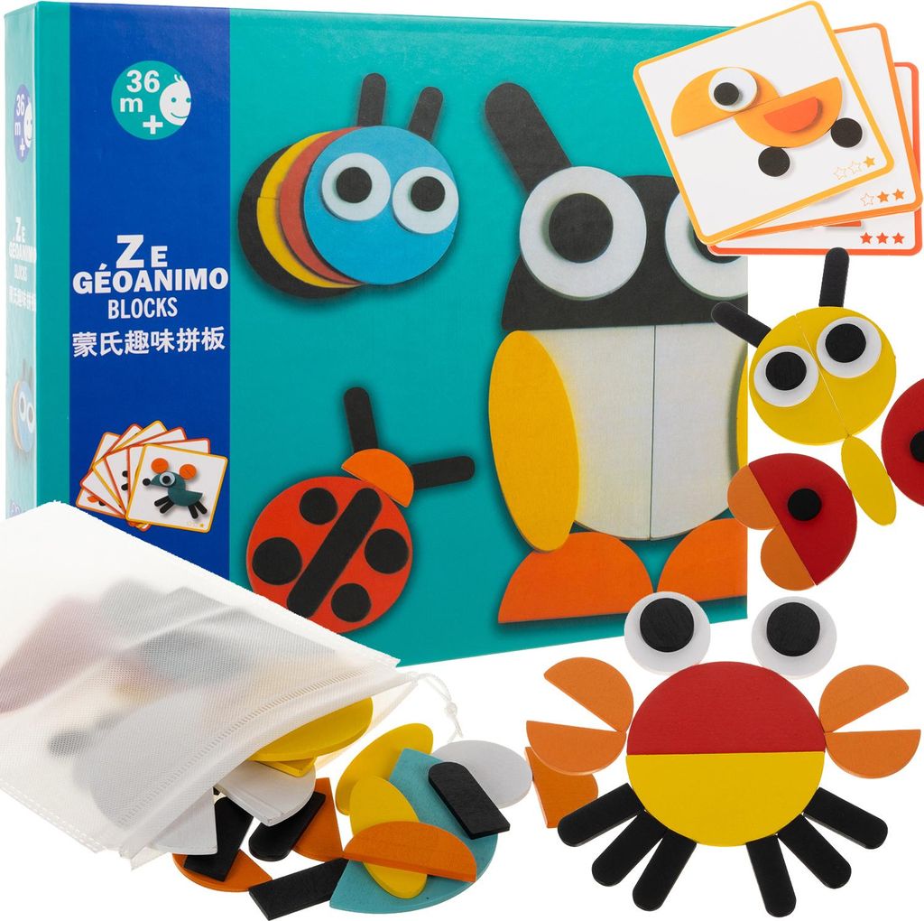 Puzzle drewniane - Puzzle Kruzzel 22426 Zdjęcie produktu 