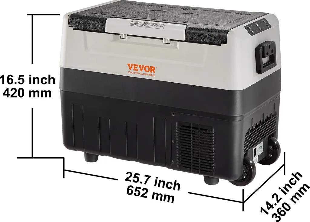 Glacière électrique à compression 35L avec double zone de réglage