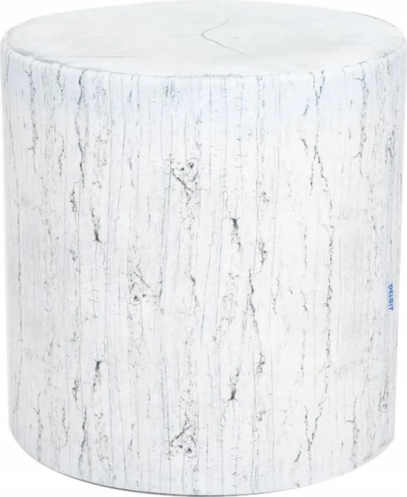 Pouf moignon blanc pour enfants - Fini les sols froids et inconfortables