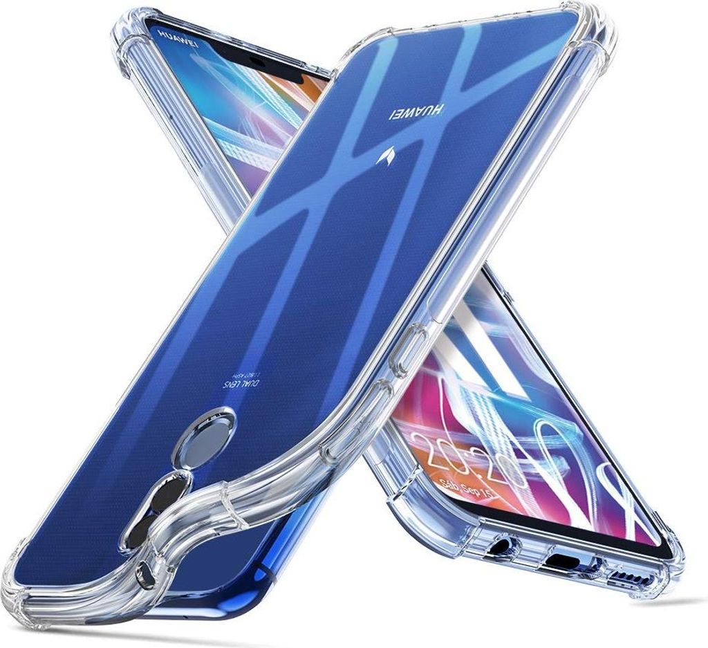 Hülle für Huawei MATE 20 LITE - Stoßfeste Transparent Handyhülle Kratzfest Schutzhülle Ultra Dünn Phonillico