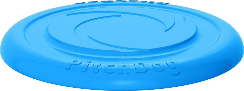 Disc für Hunde, Frisbee, interaktive Outdoor-Spielzeug, Flying, Soft, Gummi, aus Naturkautschuk Schwimmend, Hundetraining, Toy, Fetch, Blau, ? 24 cm