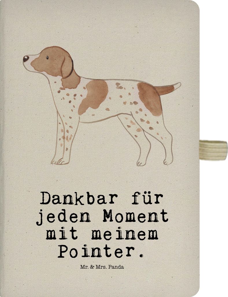 Mr. & Mrs. Panda notizbuch Pointer Moment - Transparent - Geschenk, Notizheft A5, Skizzenbuch, Journal, Adressbuch, English, Tagebuch