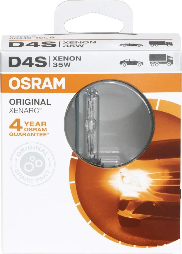 Ampoule de Phare au Xénon D4S OSRAM XENARC ORIGINAL pour Éclairage de Route