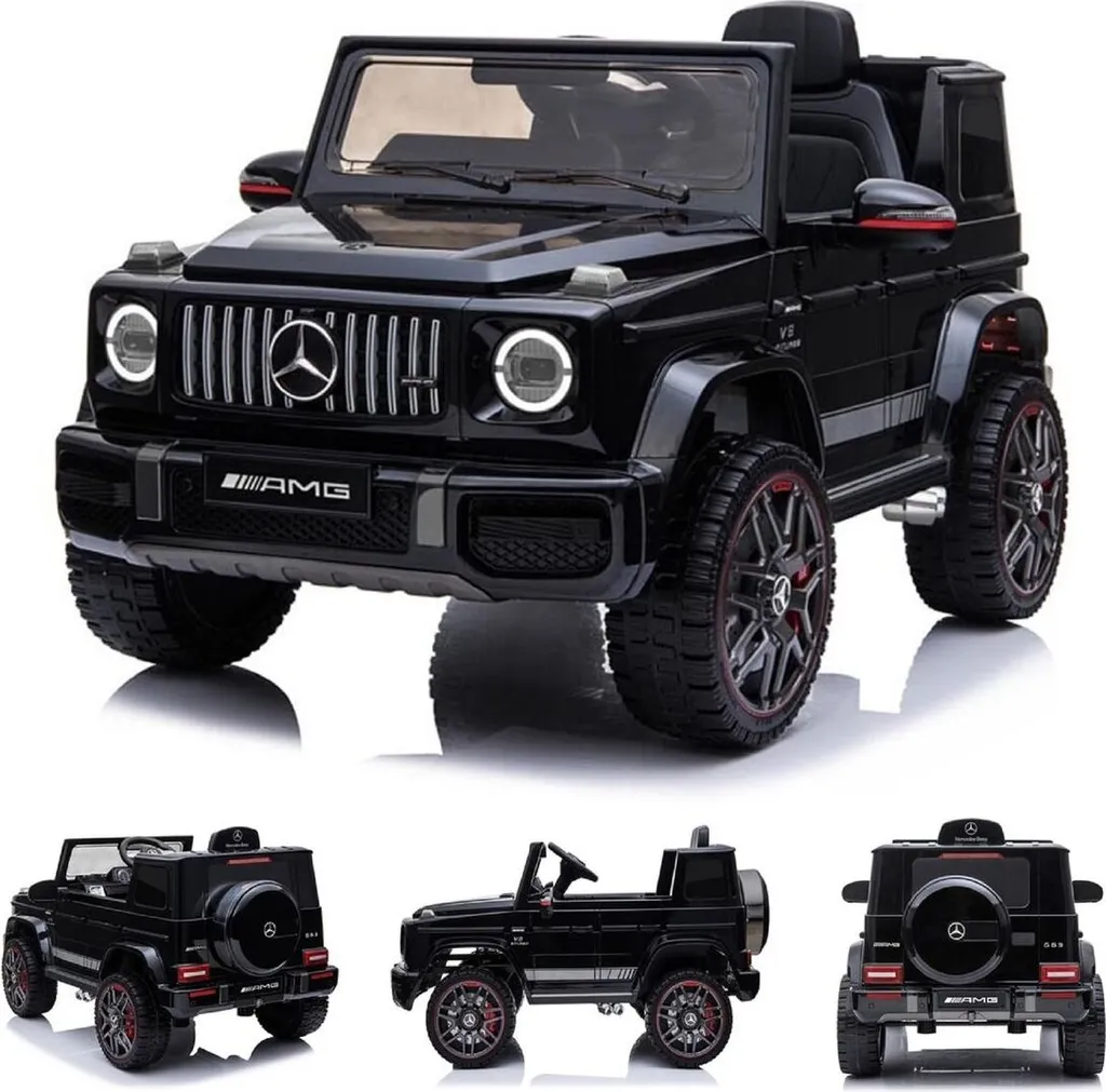 Mercedes G63 AMG électrique pour enfant : Amortisseurs et MP3 par ES-Toys