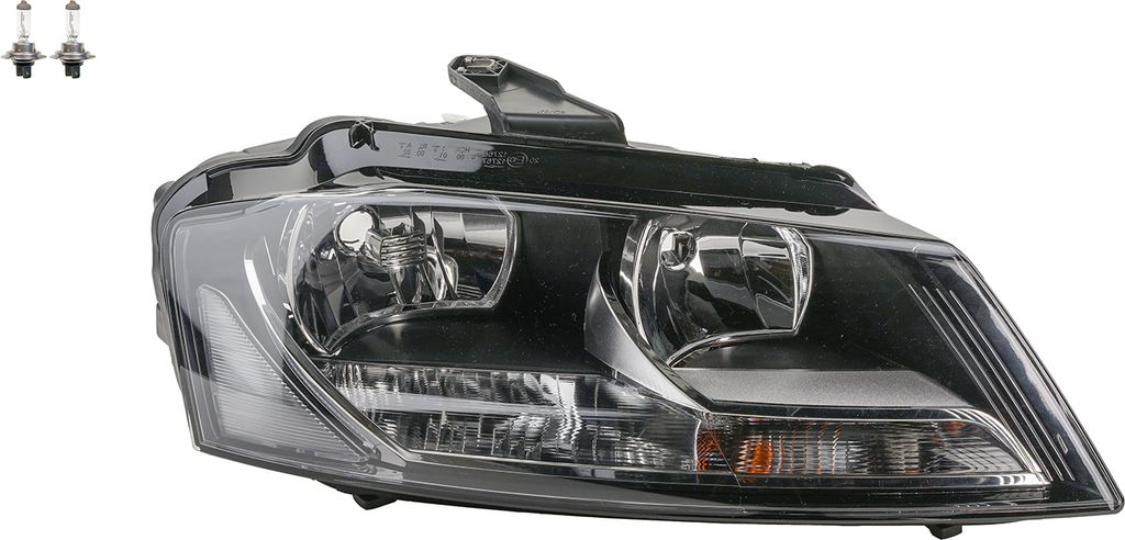 Johns, Scheinwerfer Halogen HSW passend für Audi A3 8P 08/08- 08/12 Rechts Leuchtmittel 8P0941004BB 8P0941004AJ 8P0941004BL