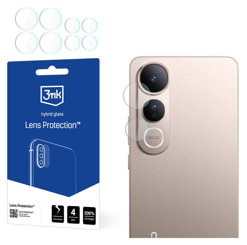 3mk Hybridglas Lens Protection für Vivo V50 Lite 4GKamera Produktbild 