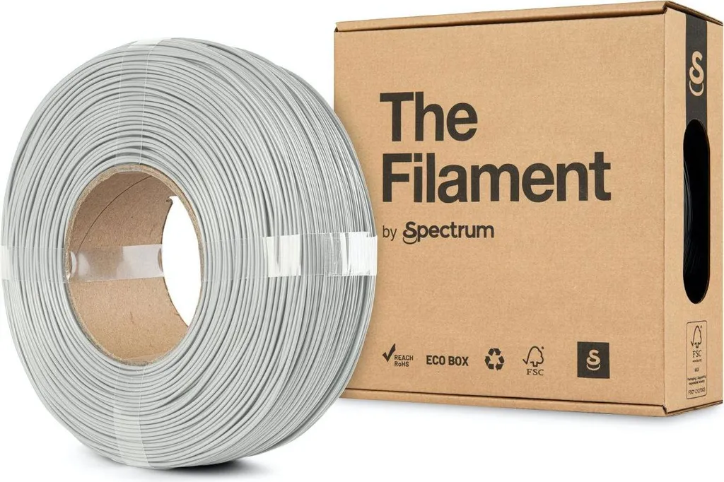 Recharge PLA 1.75mm Cloud Grey 1kg pour impressions 3D durables et nettes