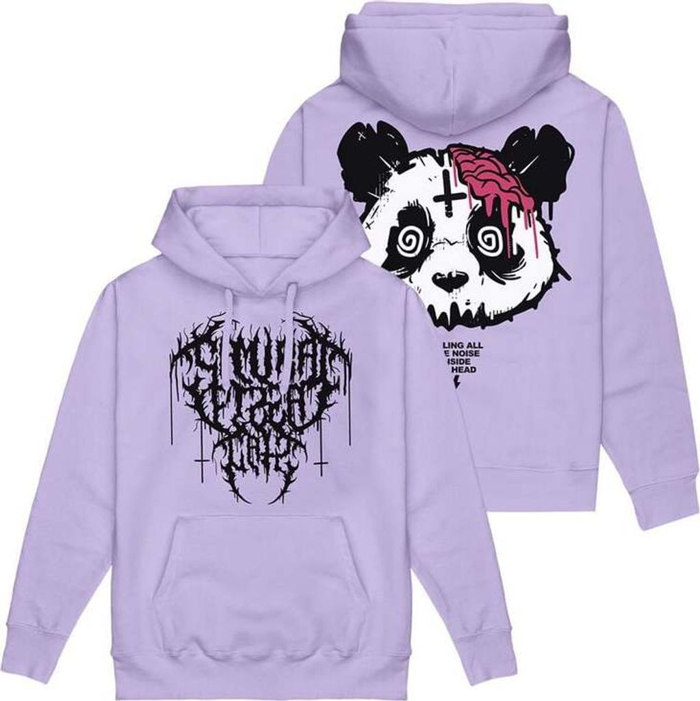 Samurai Pizza Cats Kapuzenpullover Herren Killing All The Noise flieder XXL