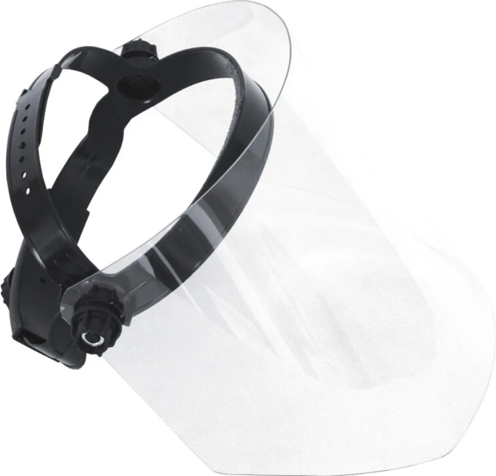 Écran facial anti-projections polycarbonate 1mm 24cm vision claire