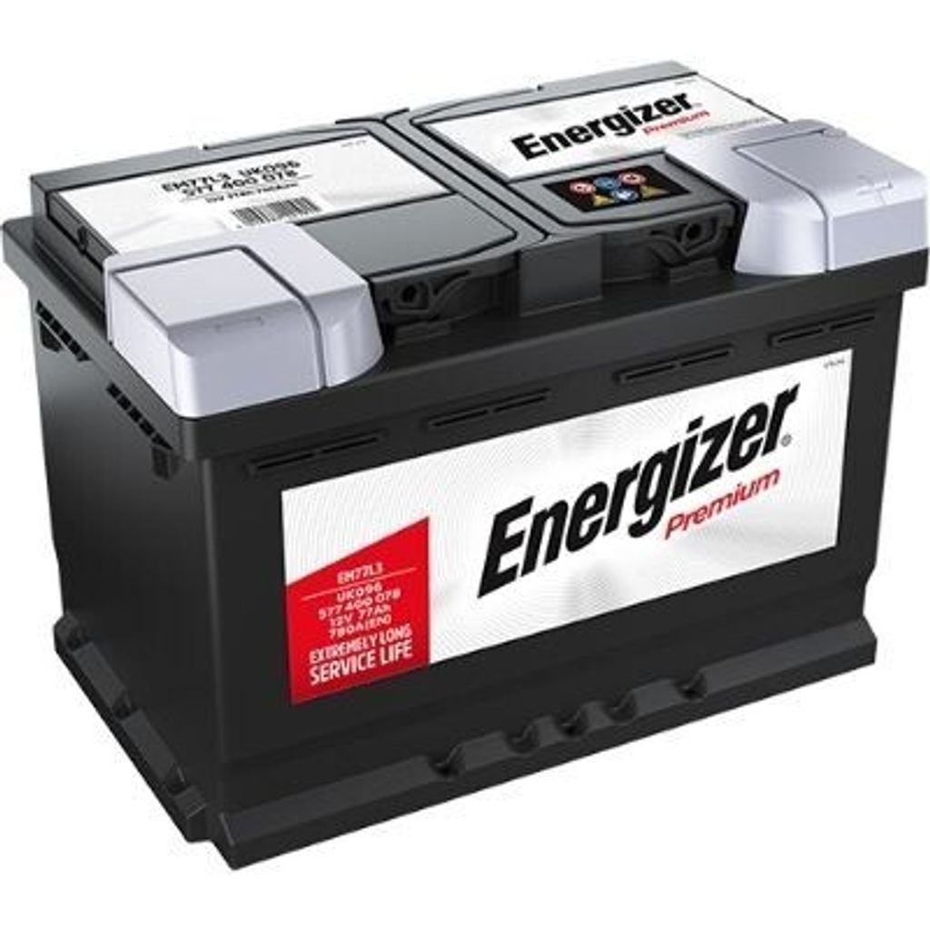 ENERGIZER Starterbatterie 12V 77Ah 780A/EN für Auto LKW Batterie