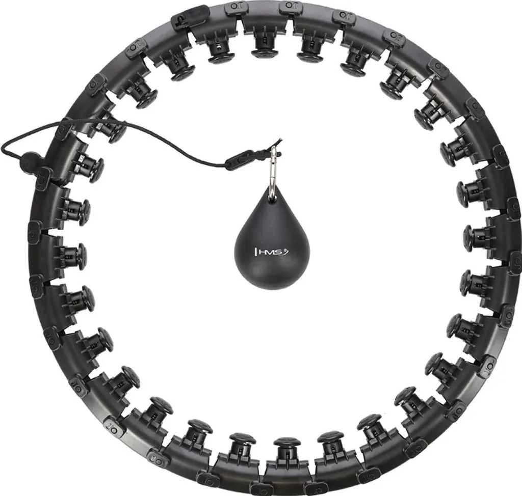 Cerceau lesté grande taille noir - Solution fitness contre le mal de dos